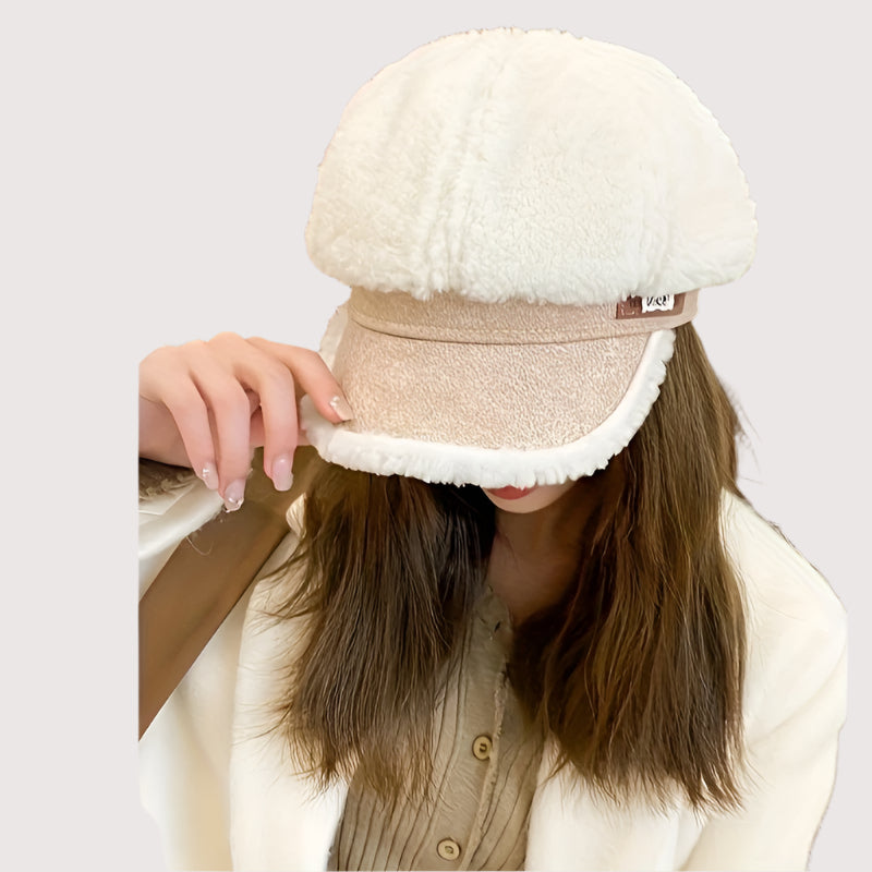 Aventury Sherpa Newsboy Cap Damen