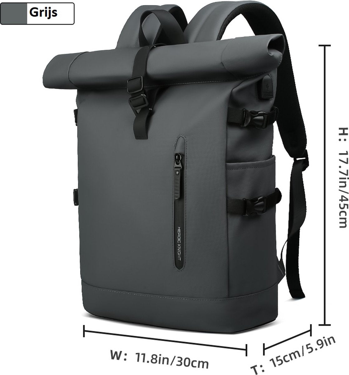 Avoir Avoir® Rolltop-Rucksack
