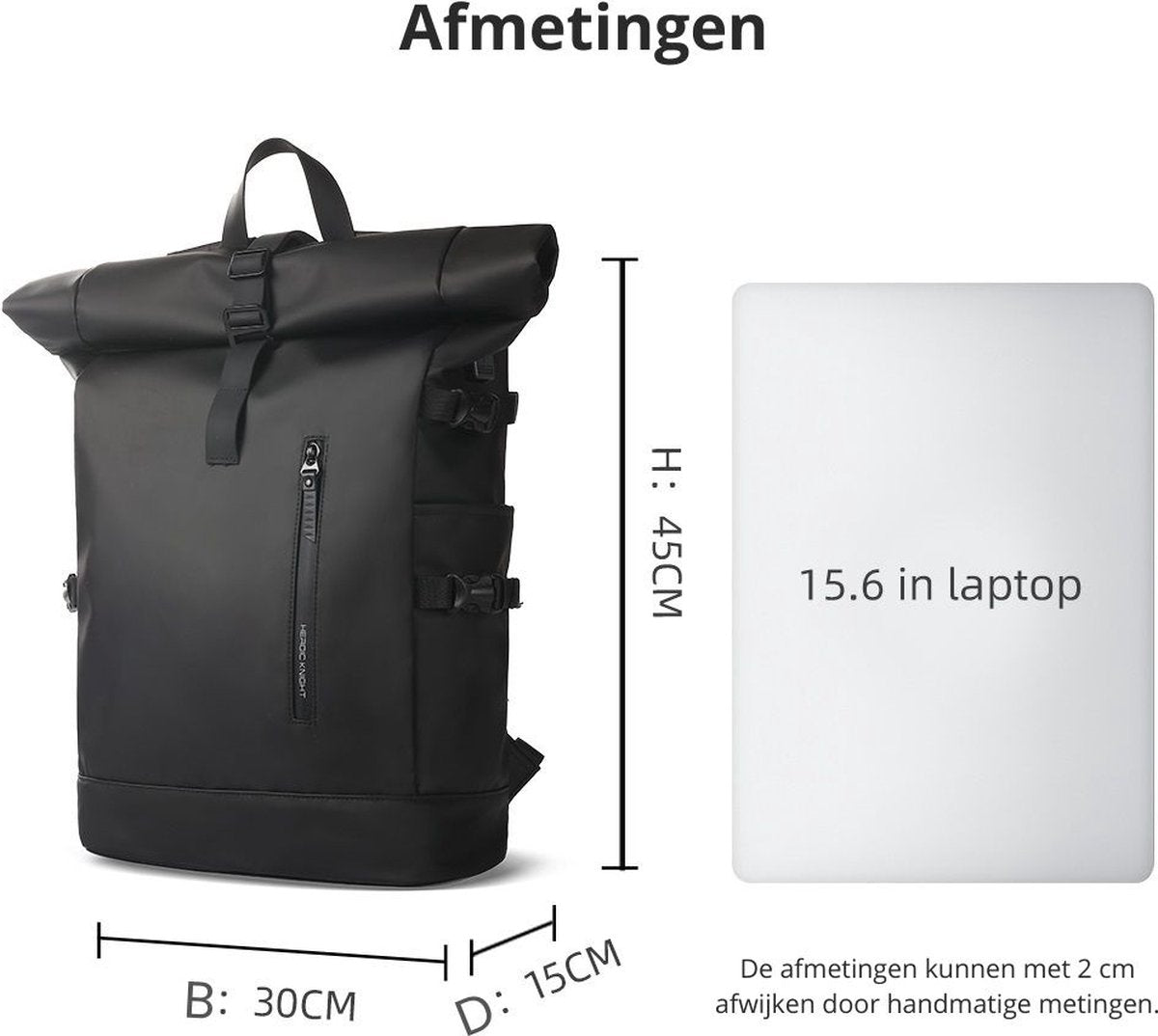 Avoir Avoir® Rolltop-Rucksack