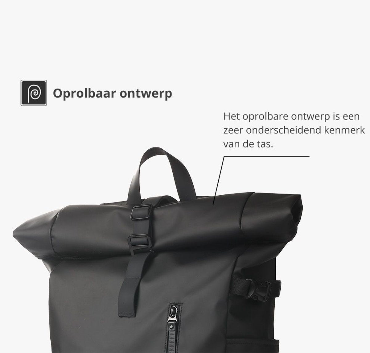 Avoir Avoir® Rolltop-Rucksack