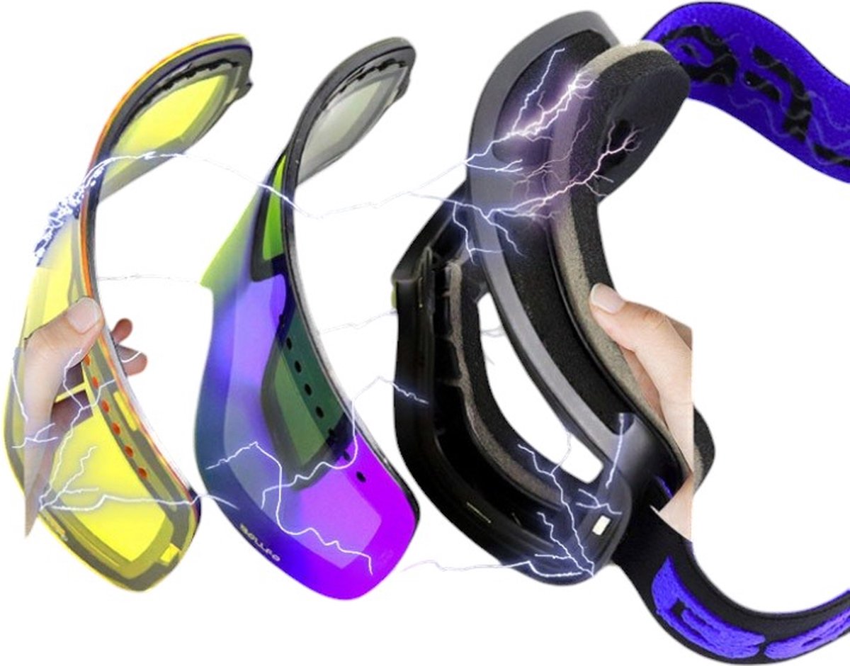 Aventury® Skibril Combineer zelf uw kleuren