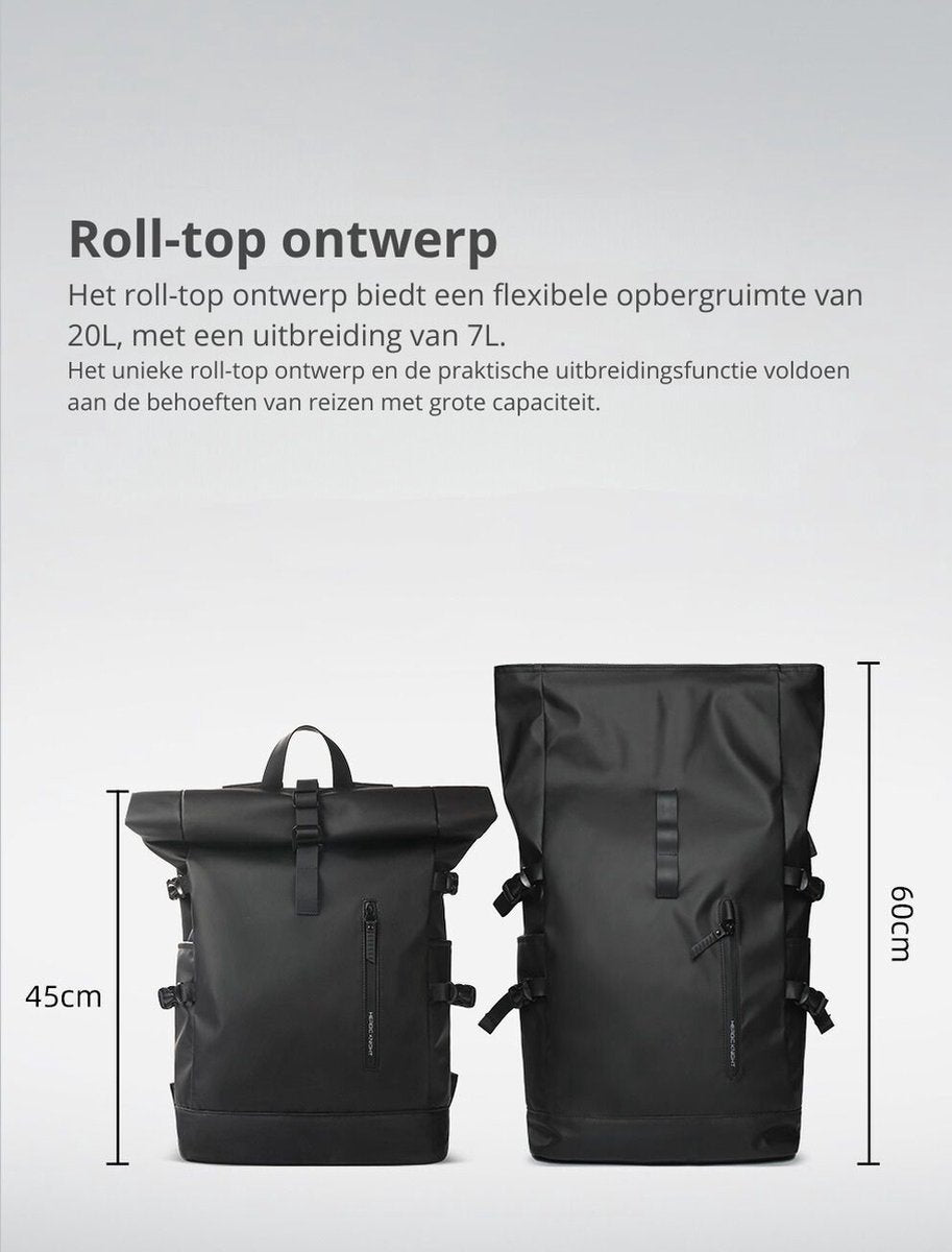 Avoir Avoir® Rolltop-Rucksack