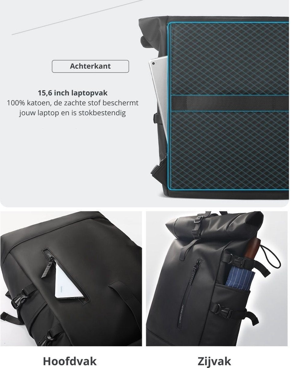 Avoir Avoir® Rolltop-Rucksack