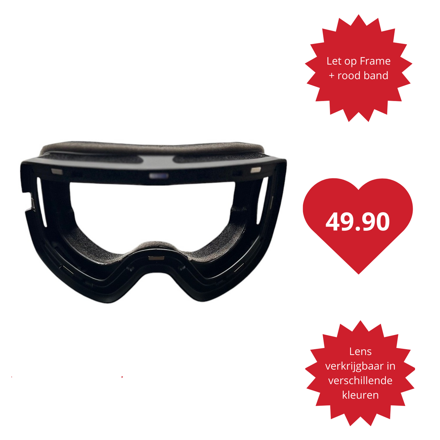 Aventury® Skibril Combineer zelf uw kleuren