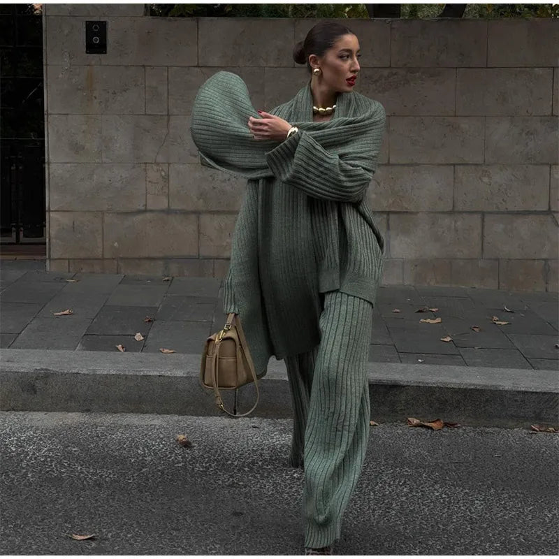 Aventury Co-ord Set Schal Poncho