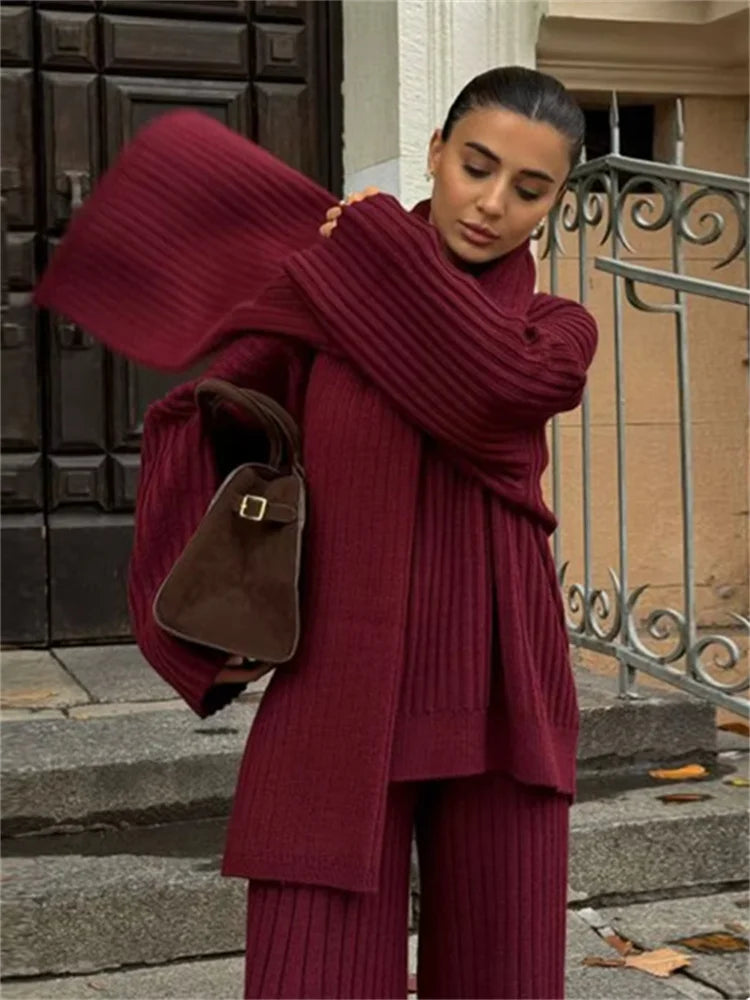 Aventury Co-ord Set Schal Poncho