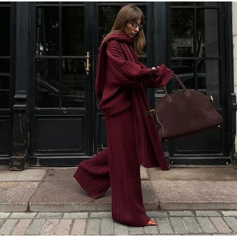 Aventury Co-ord Set Schal Poncho