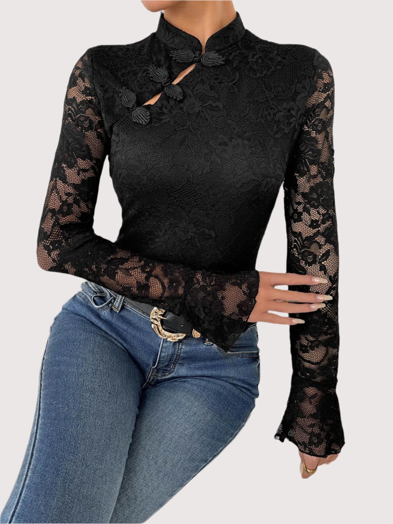 Avoir Avoir Bodysuit aus Netzstoff