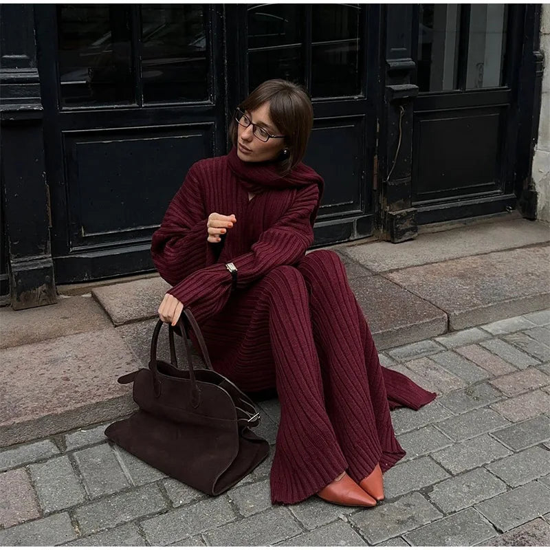 Aventury Co-ord Set Schal Poncho