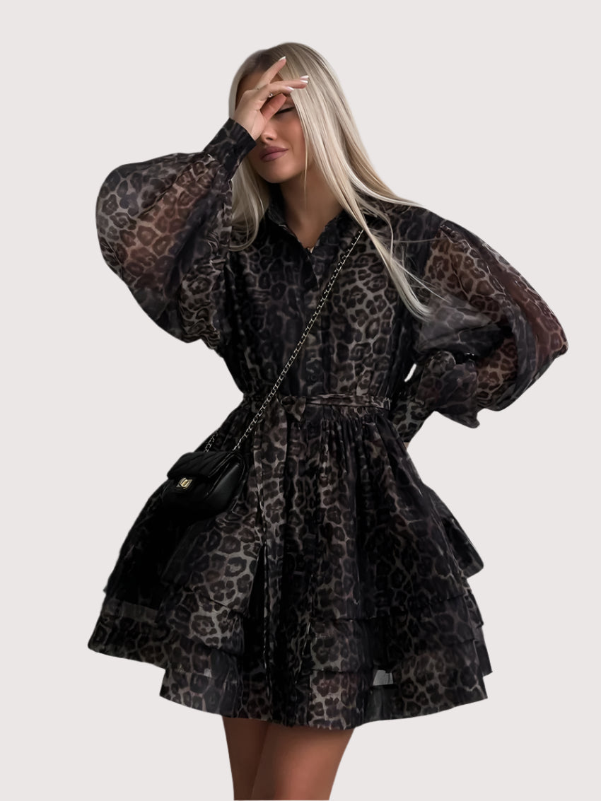 Avoir Avoir Leopardenkleid