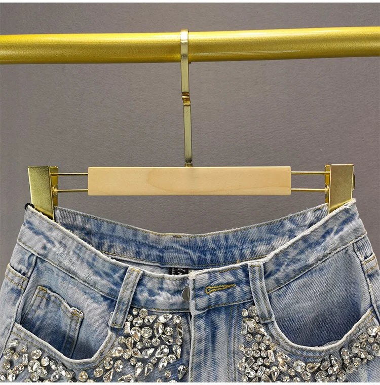Avoir Avoir Denim Shorts 2025 Summer