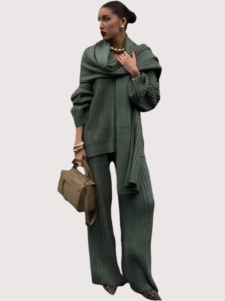 Aventury Co-ord Set Schal Poncho
