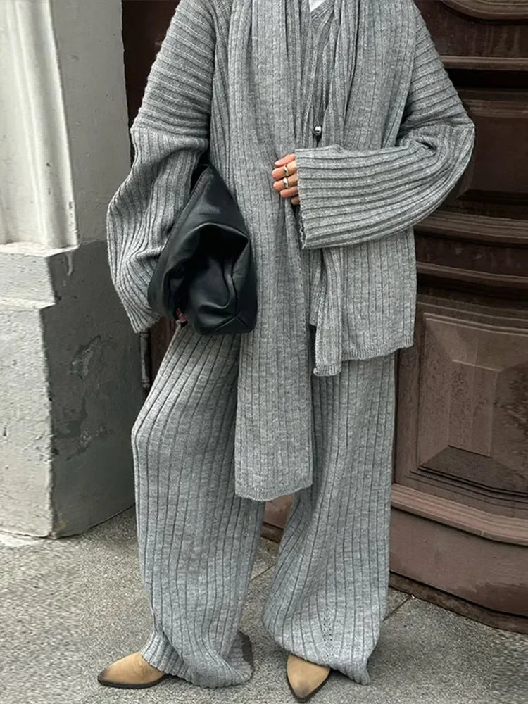 Aventury Co-ord Set Schal Poncho