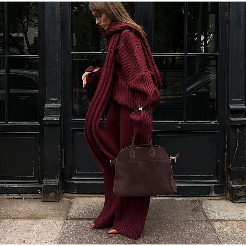 Aventury Co-ord Set Schal Poncho