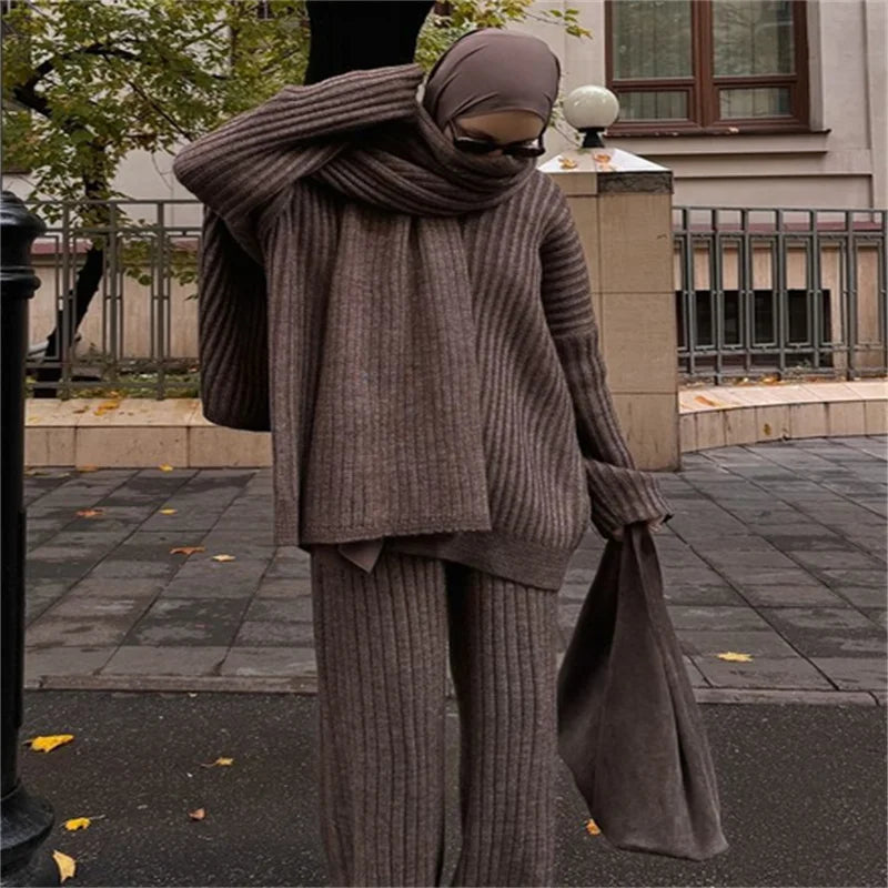 Aventury Co-ord Set Schal Poncho
