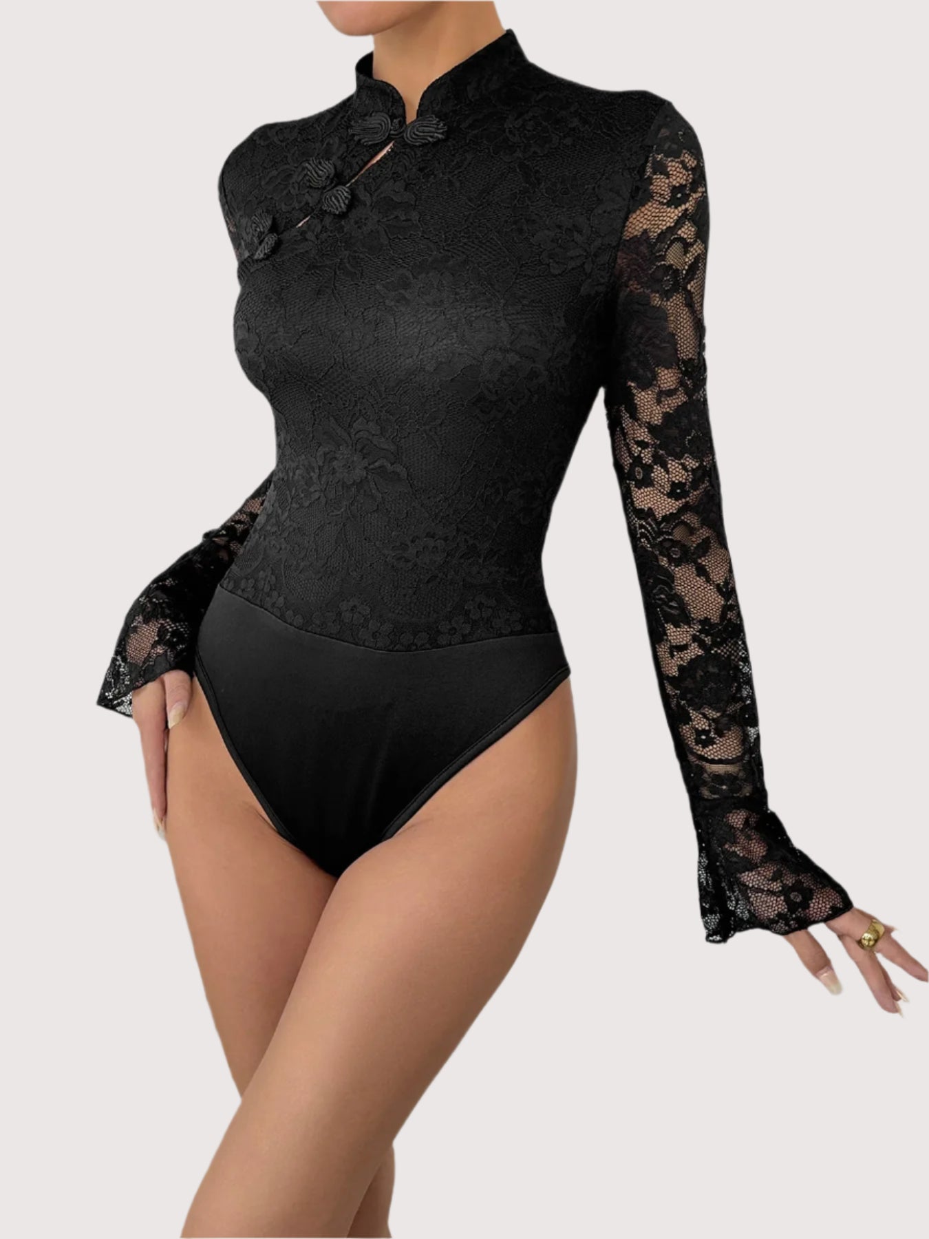 Avoir Avoir Bodysuit aus Netzstoff