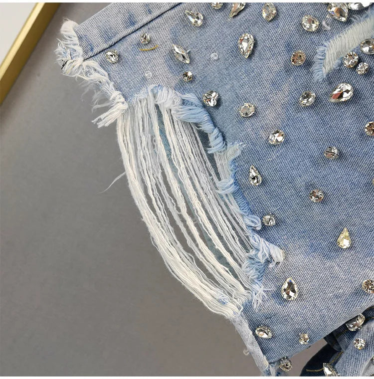 Avoir Avoir Denim Shorts 2025 Summer
