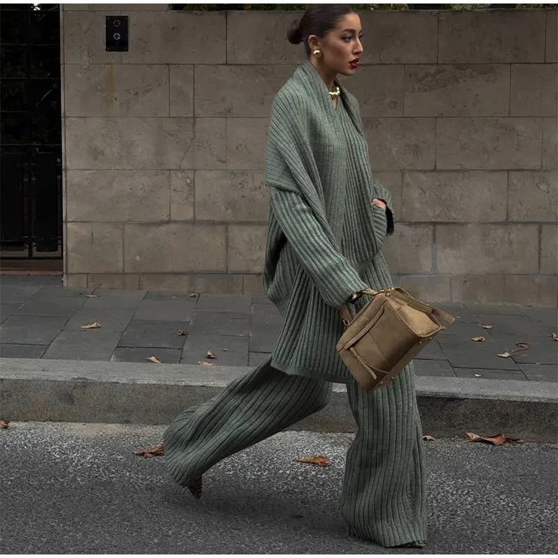 Aventury Co-ord Set Schal Poncho