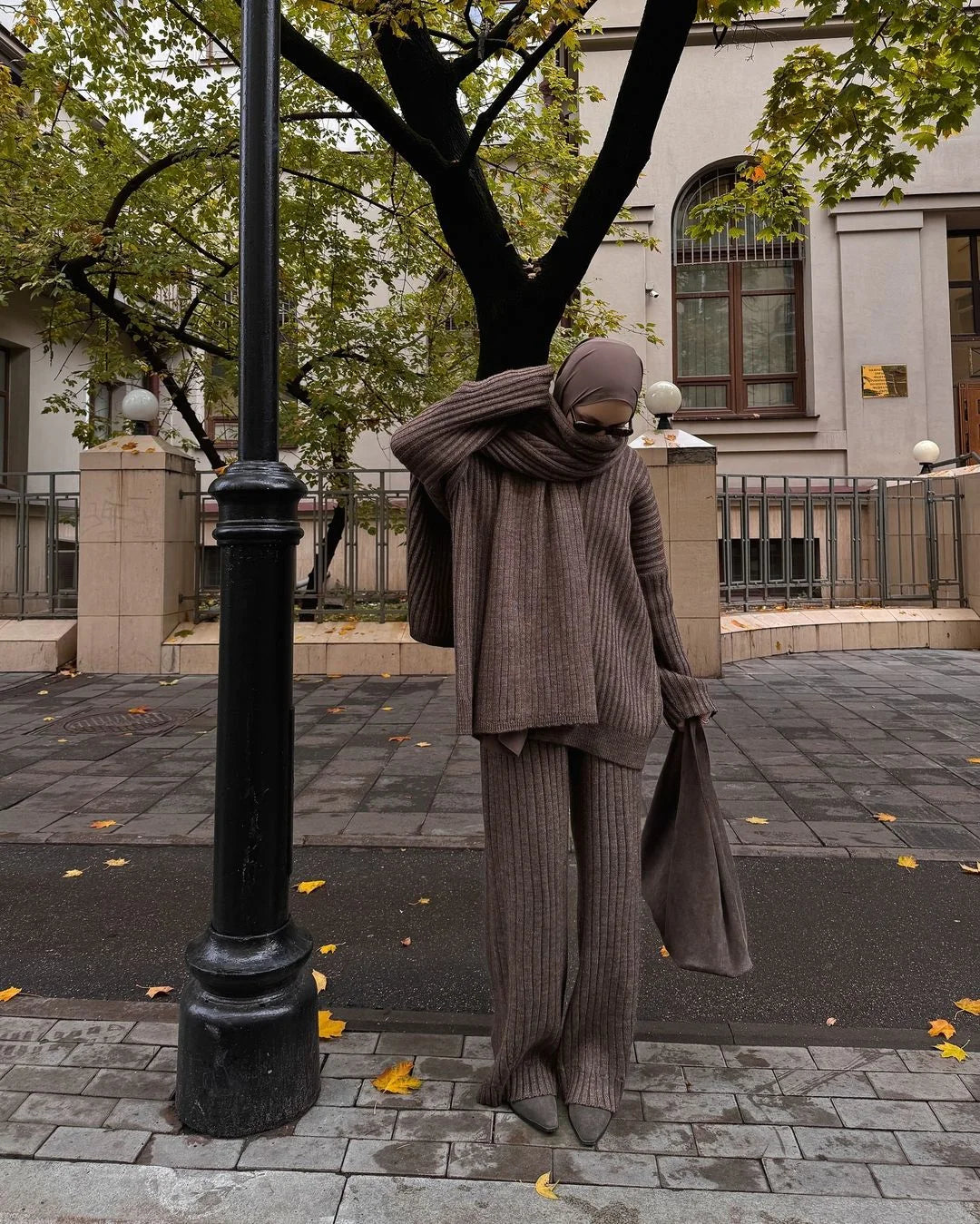 Aventury Co-ord Set Schal Poncho