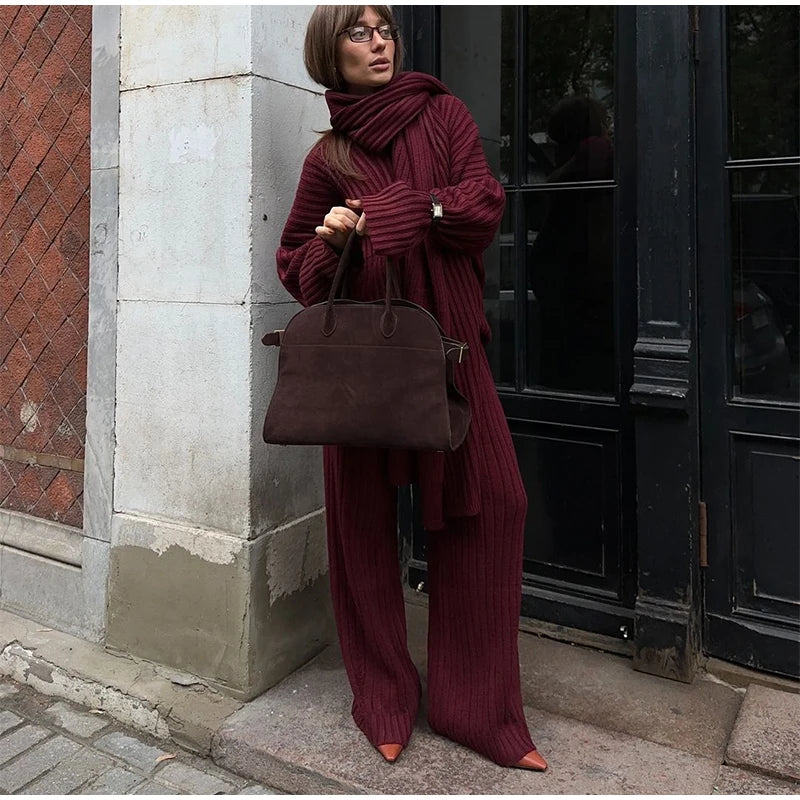 Aventury Co-ord Set Schal Poncho