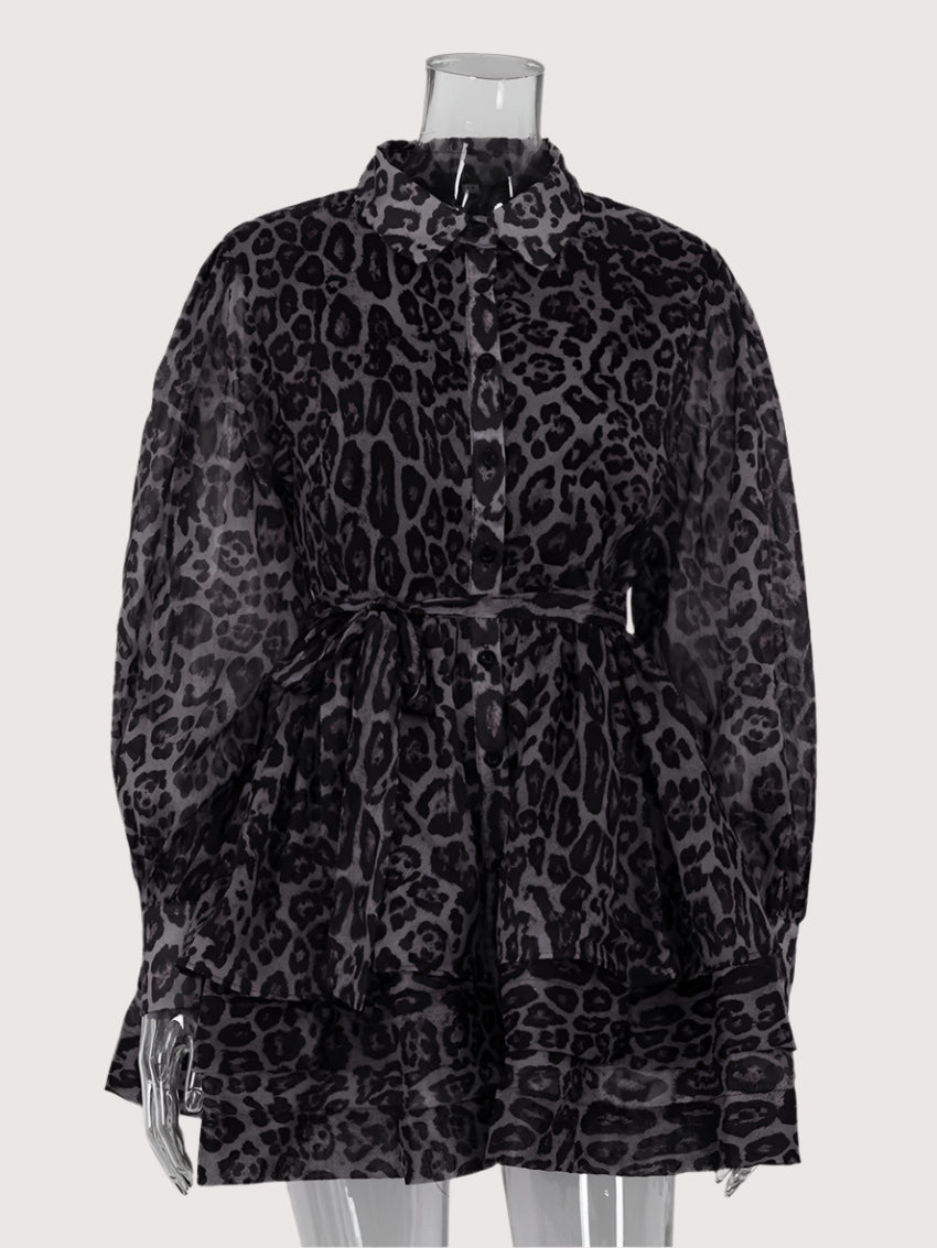 Avoir Avoir Leopardenkleid
