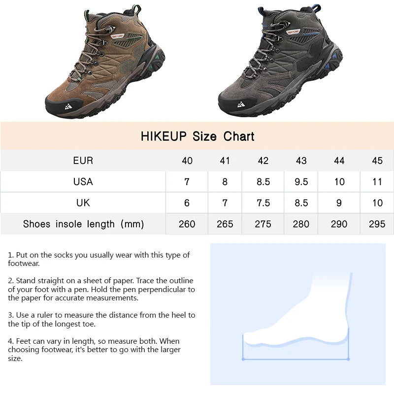 Aventury Wandelschoenen - Waterdicht - Lederen - Hicking schoenen