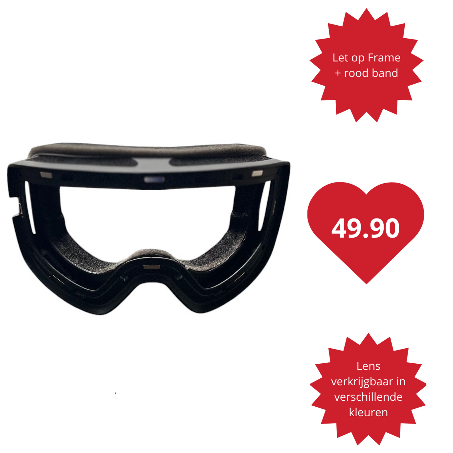 Aventury® Skibril Combineer zelf uw kleuren