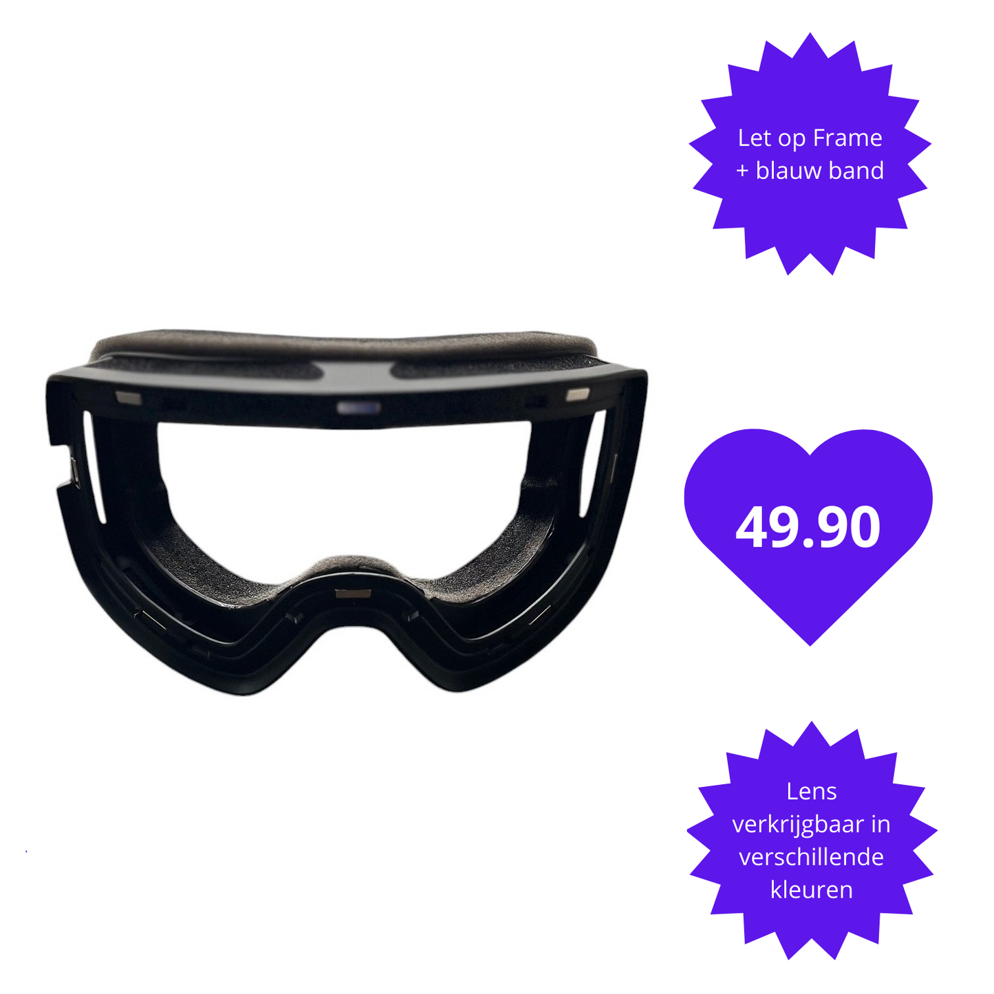 Aventury® Skibril Combineer zelf uw kleuren