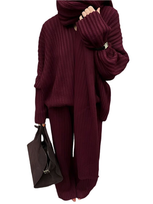 Aventury Co-ord Set Schal Poncho